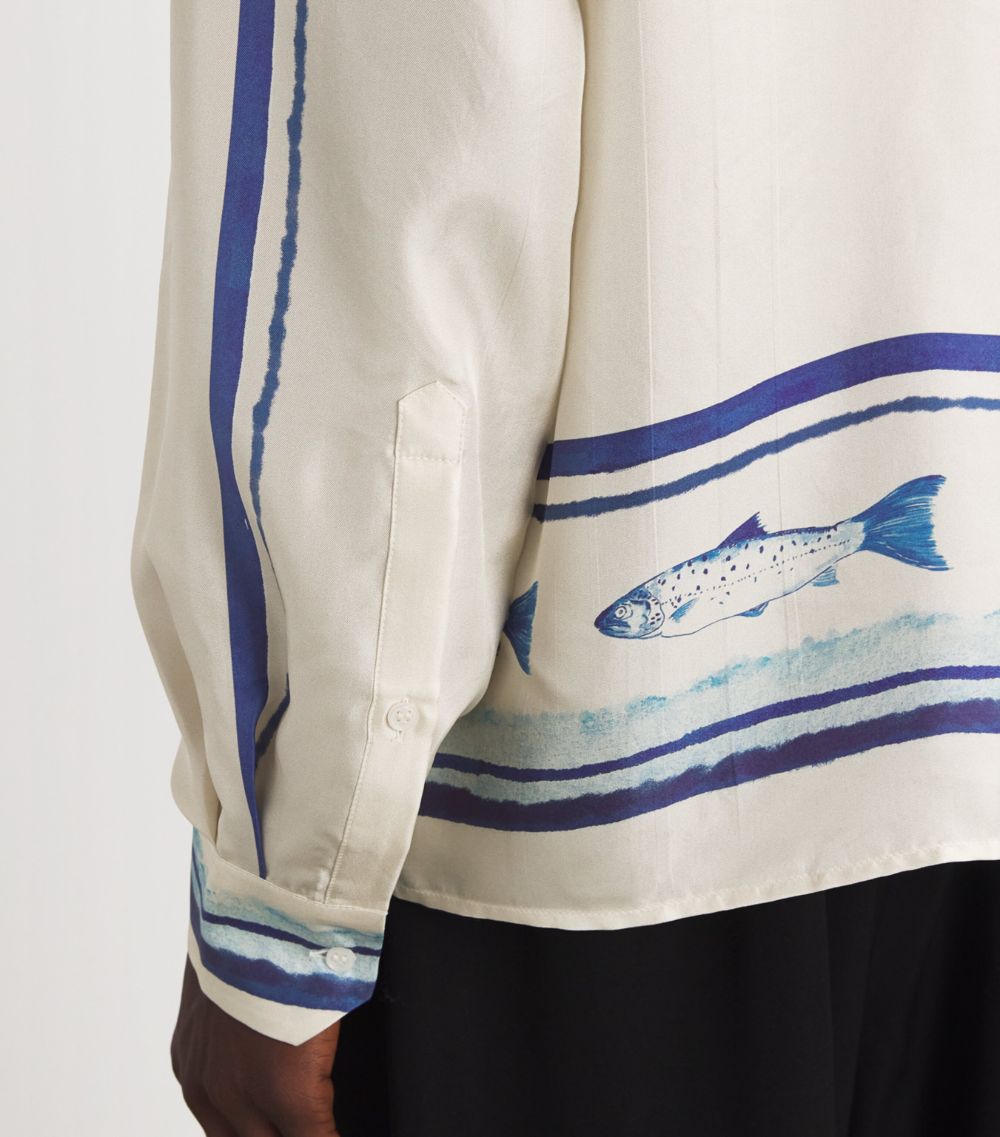  S. S.Daley Fish Print Elliot Shirt