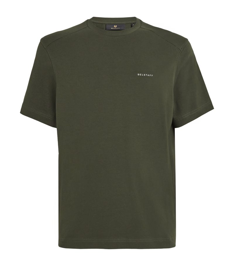 Belstaff Belstaff Stretch-Cotton Logo Alloy T-Shirt