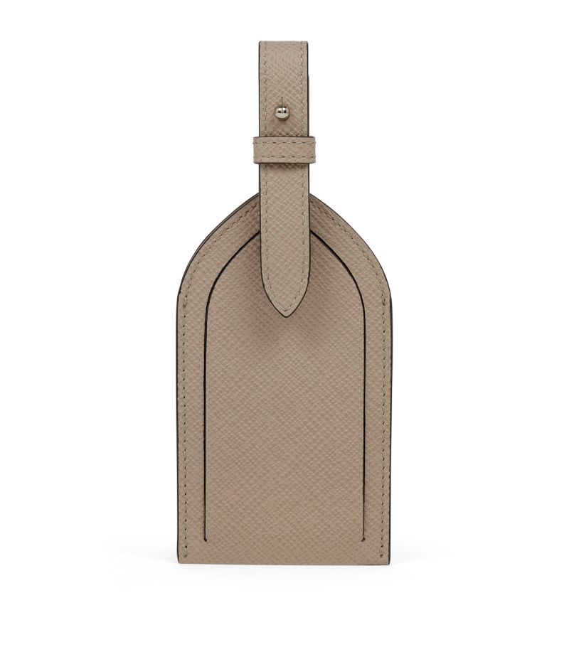 Smythson Smythson Leather Panama Luggage Tag