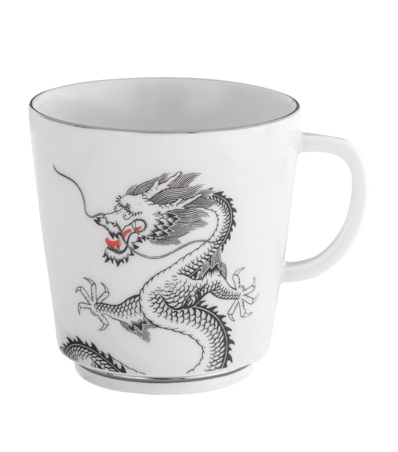 Meissen Meissen Porcelain-Platinum Lucky Dragon Mug