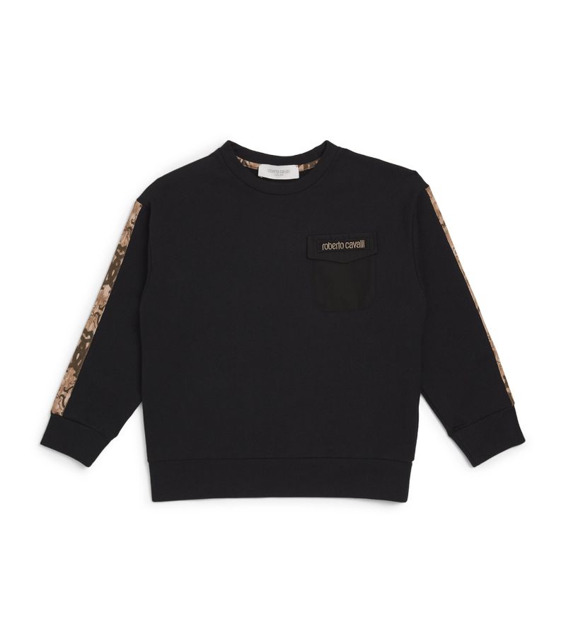  Roberto Cavalli Junior Panel-Detail Sweatshirt (4-16 Years)