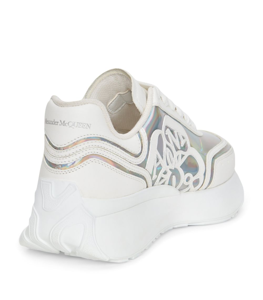 Alexander McQueen Alexander McQueen Metallic Sprint Runner Sneakers