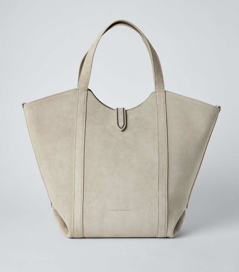 Brunello Cucinelli Brunello Cucinelli Suede Shopper Bag