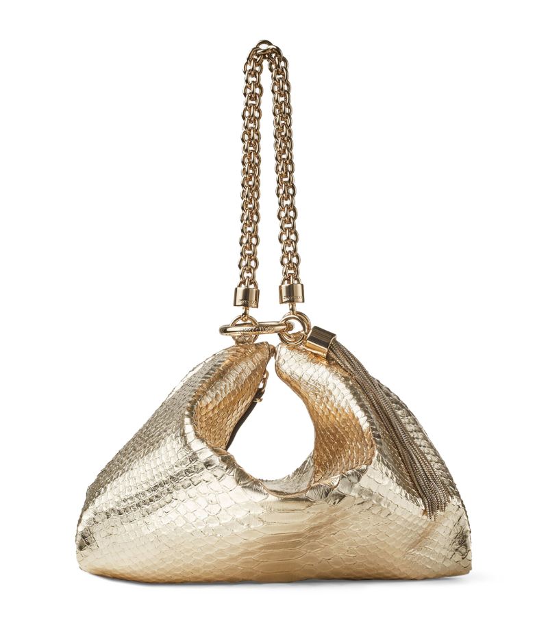 Jimmy Choo Jimmy Choo Callie Metallic Leather Clutch Bag