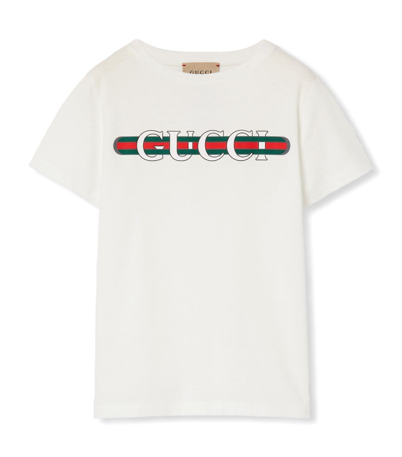 Gucci Gucci Kids Cotton Logo T-Shirt (4-10 Years)