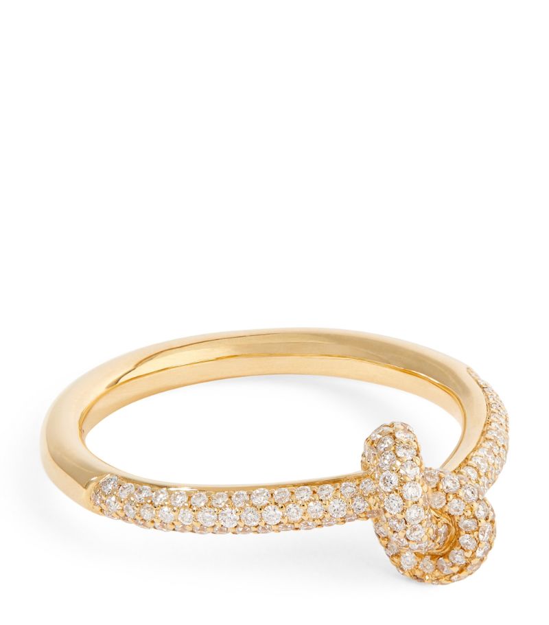 Engelbert Engelbert Yellow Gold And Diamond The Legacy Knot Ring