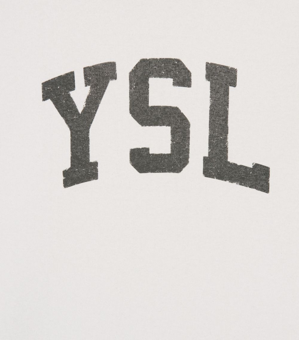 Saint Laurent Saint Laurent Logo T-Shirt