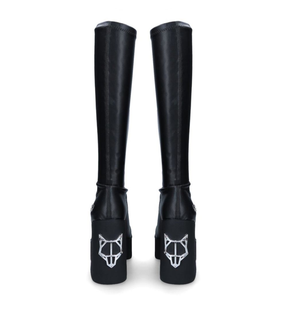 Naked Wolfe NAKED WOLFE Impact Black Knee-High Boots 115