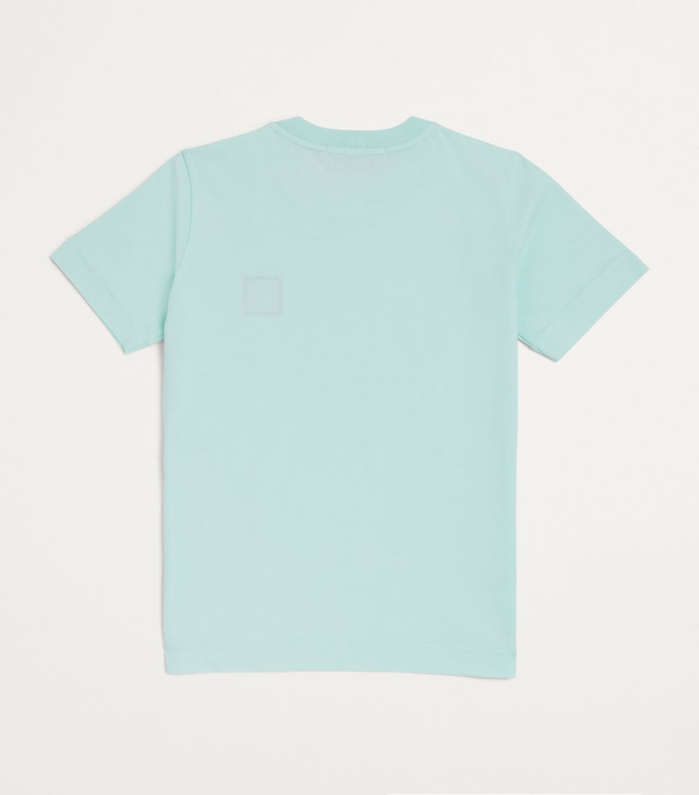 Stone Island Junior Stone Island Junior Cotton Logo T-Shirt (4-14 Years)