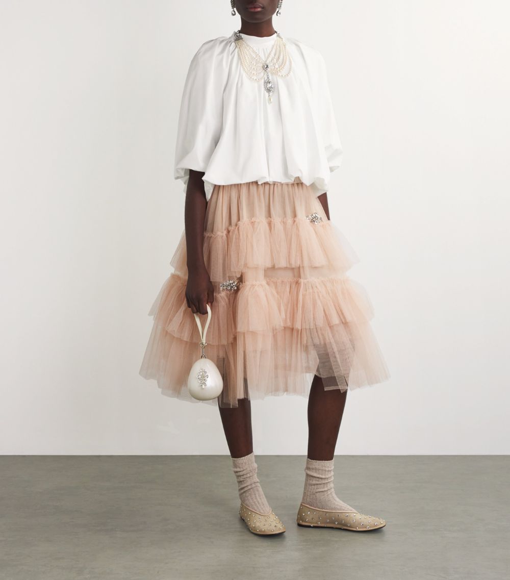 Simone Rocha Simone Rocha Back-Bow Balloon Blouse