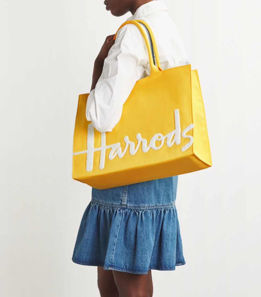 Harrods Harrods Large Cotton Logo Tote Bag