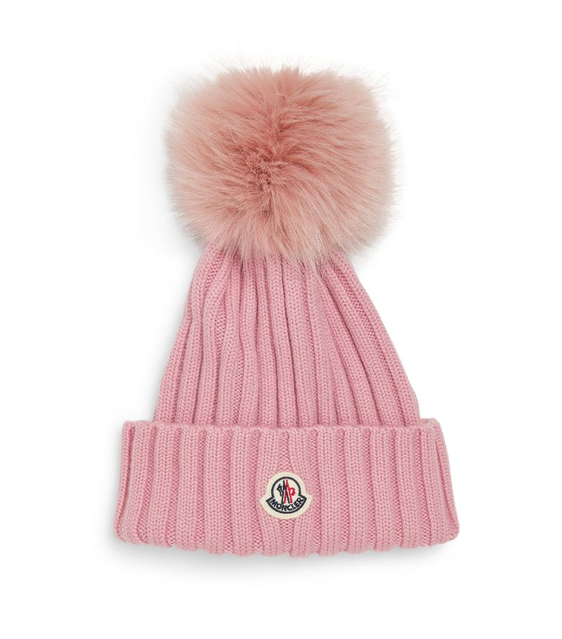 Moncler Moncler Ribbed Pom-Pom Beanie