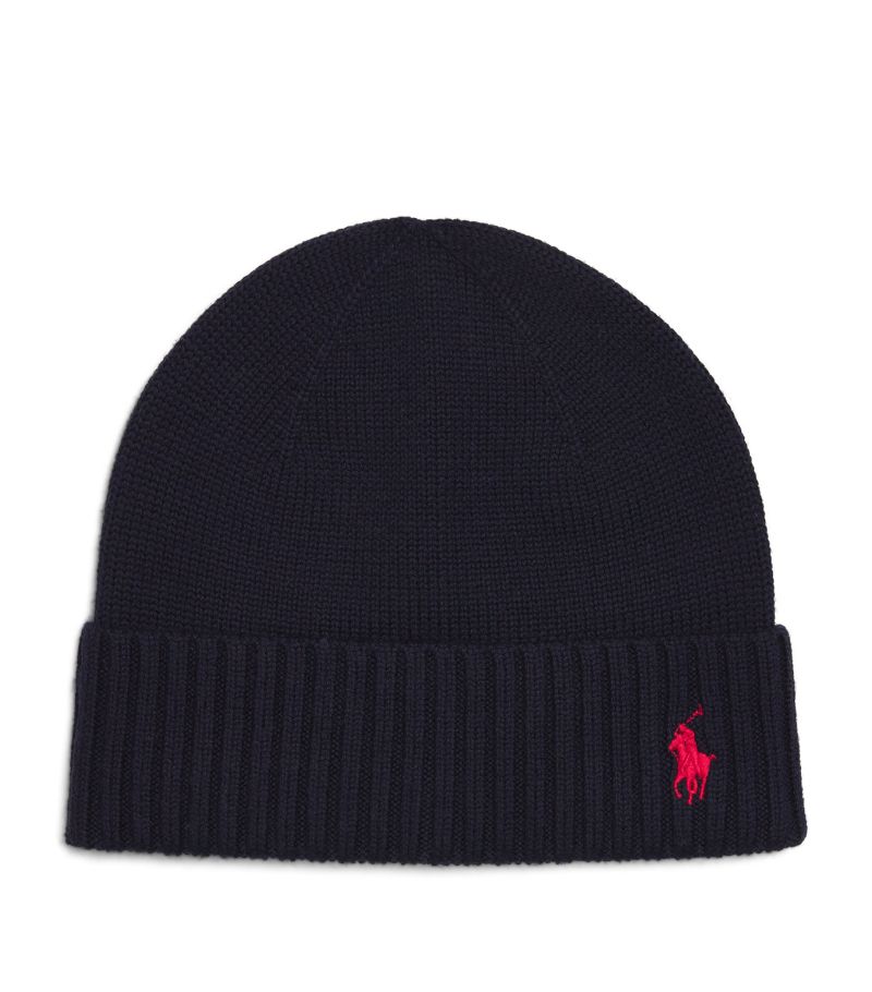 Polo Ralph Lauren Polo Ralph Lauren Kids Wool Polo Pony Beanie (7-14 Years)