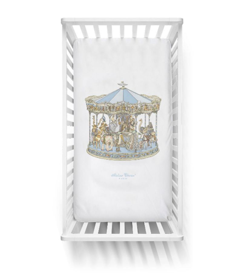 Atelier Choux Atelier Choux Cotton Carousel Fitted Sheet