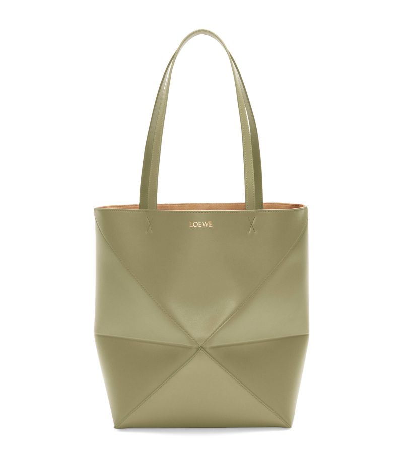 Loewe Loewe Medium Leather Puzzle Fold Tote Bag