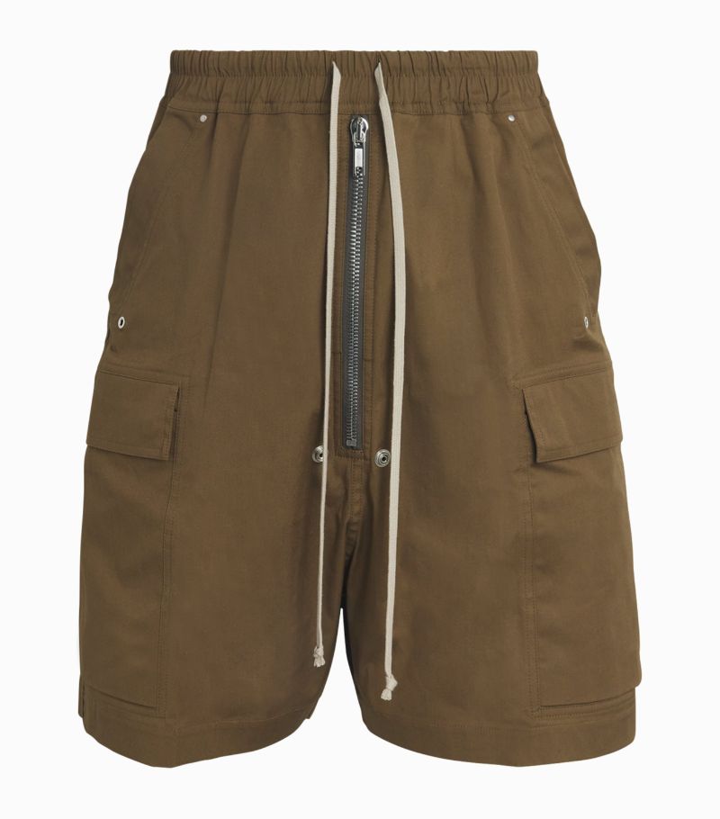 Rick Owens Rick Owens Stretch-Cotton Cargobela Shorts