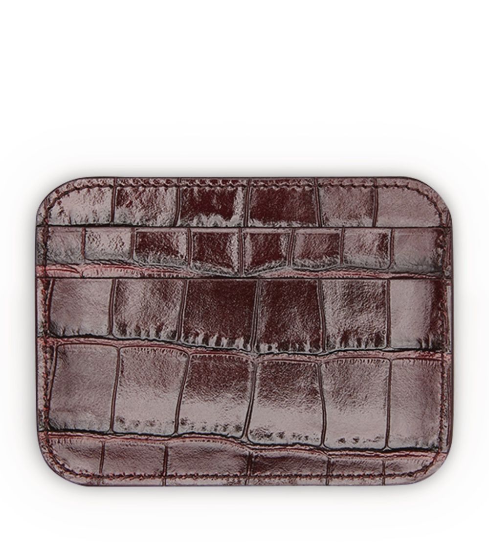 Balenciaga Balenciaga Croc-Embossed Card Holder