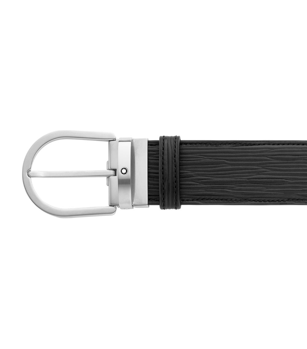 Montblanc Montblanc Leather Horseshoe Belt