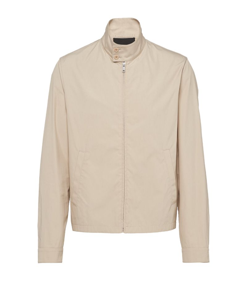 Prada Prada Cotton-Blend Bomber Jacket