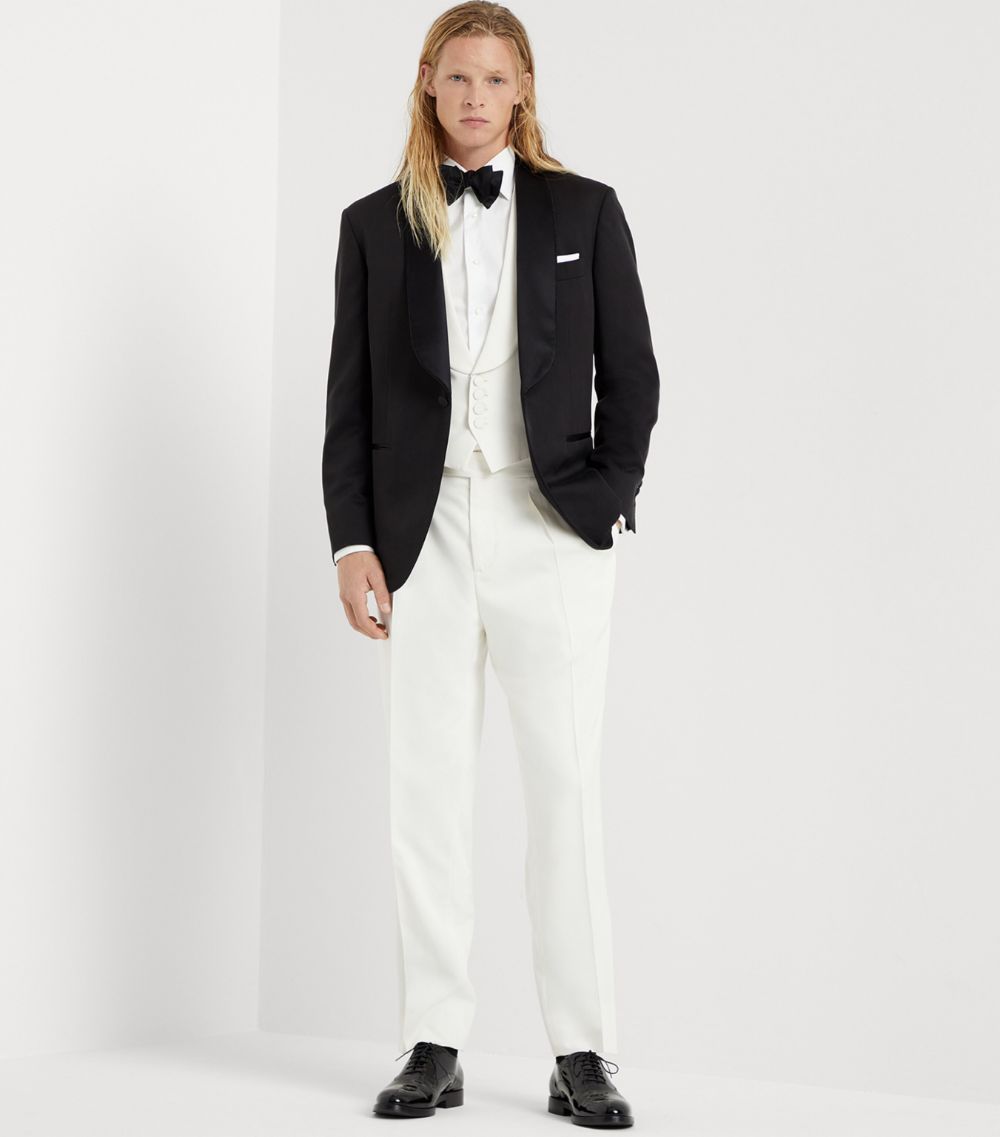 Brunello Cucinelli Brunello Cucinelli Silk Twill Délavé Tuxedo Jacket