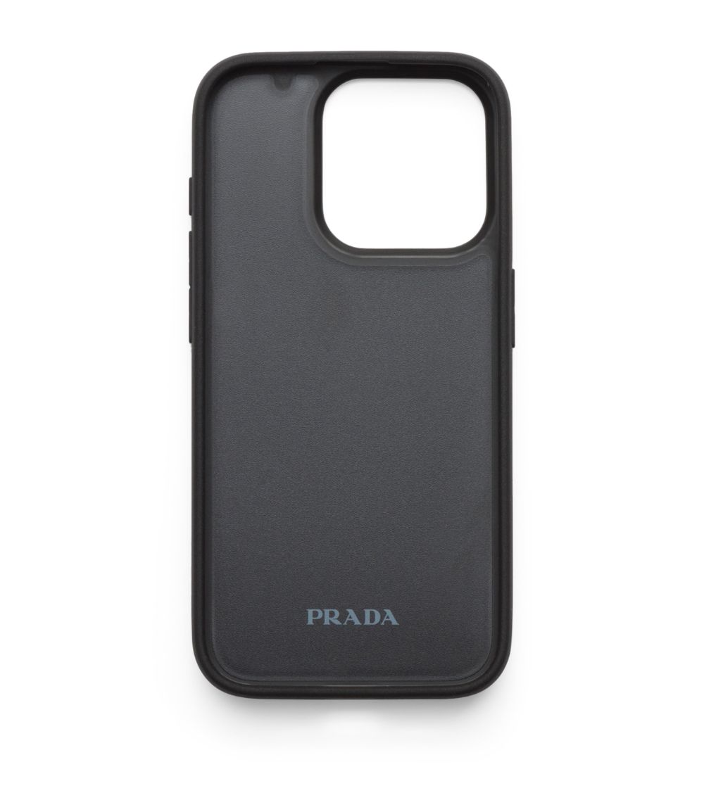 Prada Prada Saffiano Leather Iphone 15 Pro Case