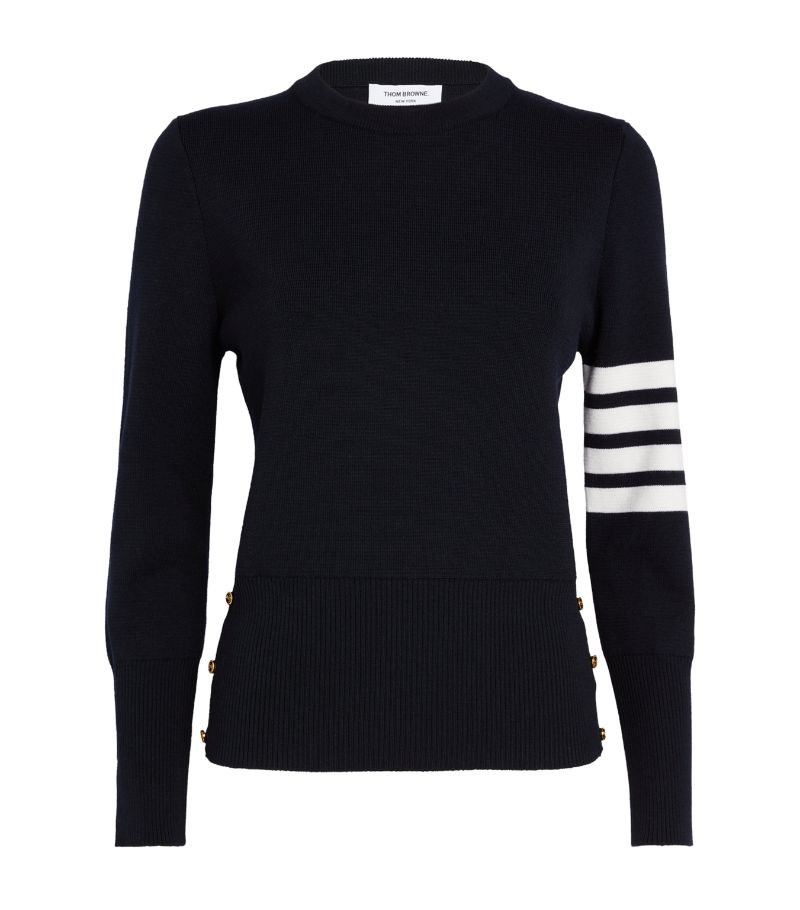 Thom Browne Thom Browne Wool Crew-Neck Sweater