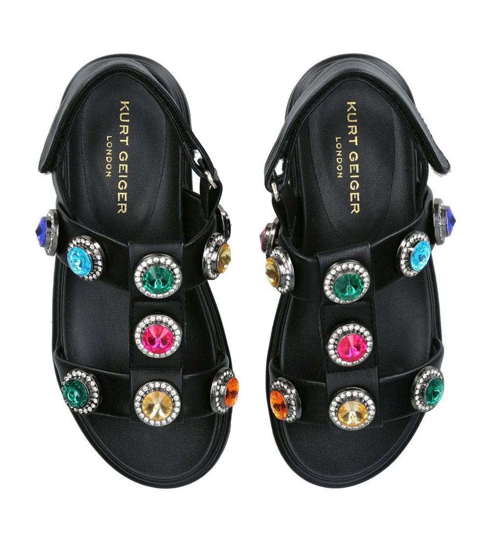 Kurt Geiger London Kurt Geiger London Leather Orson Crystal Sandals