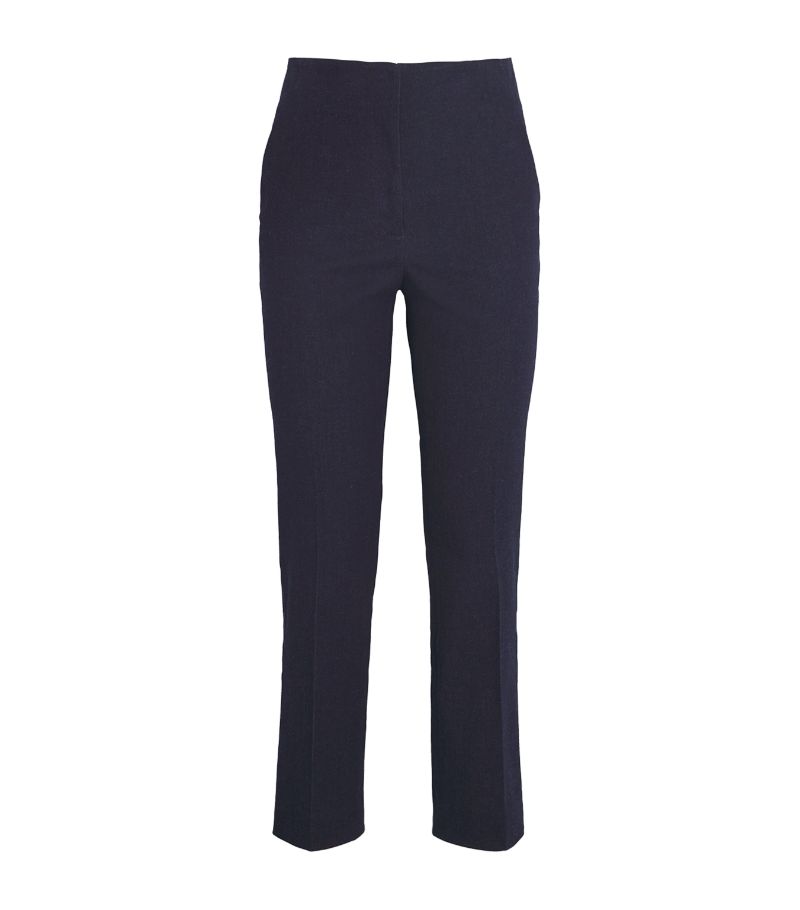 Veronica Beard Veronica Beard Denim Cropped Chiara Trousers