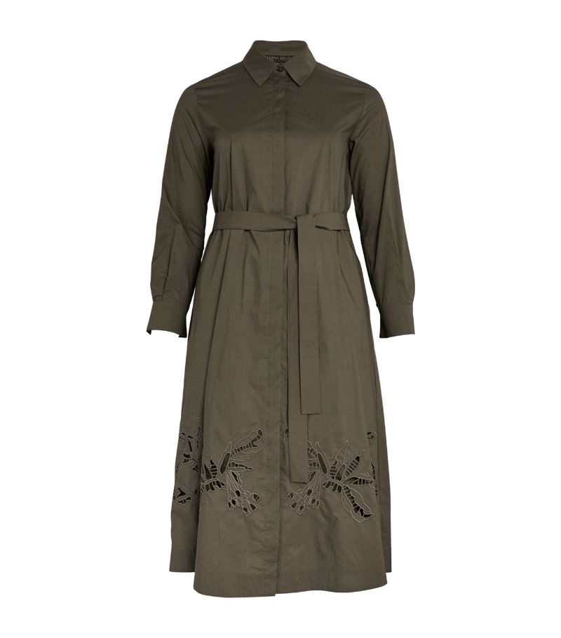 Marina Rinaldi Marina Rinaldi Cotton Ghianda Shirt Dress