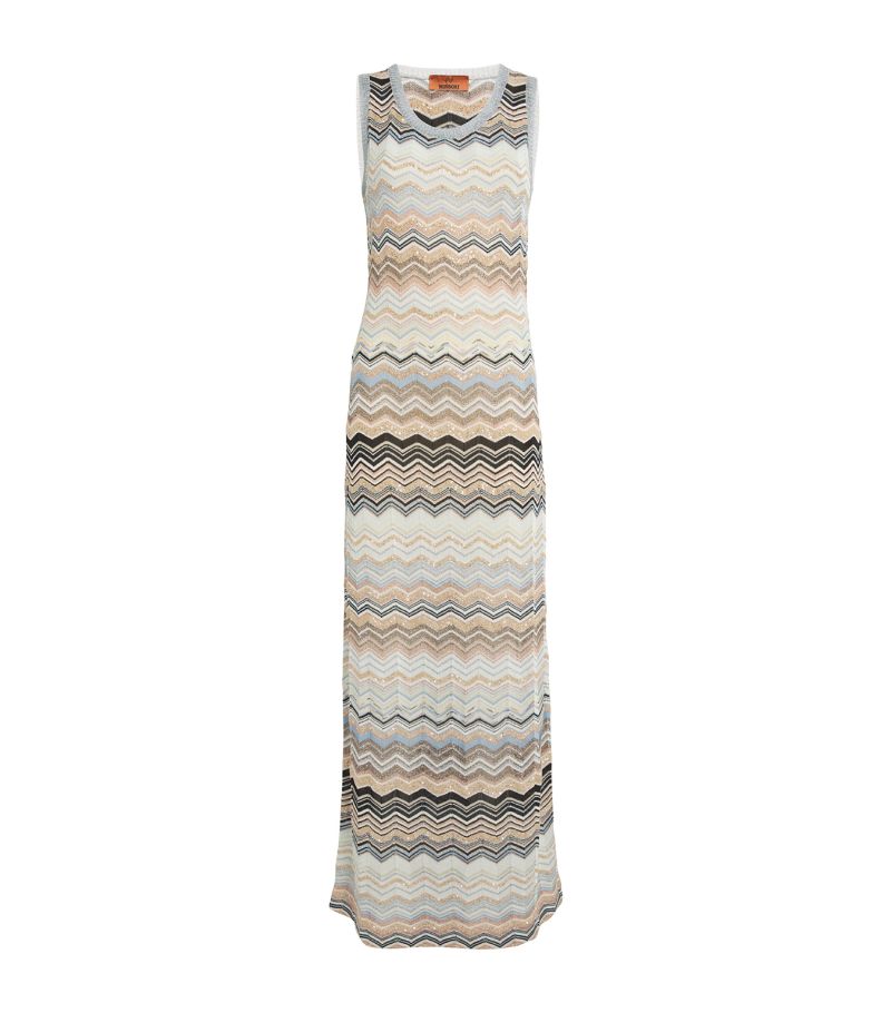 Missoni Missoni Chevron-Knit Tank Dress