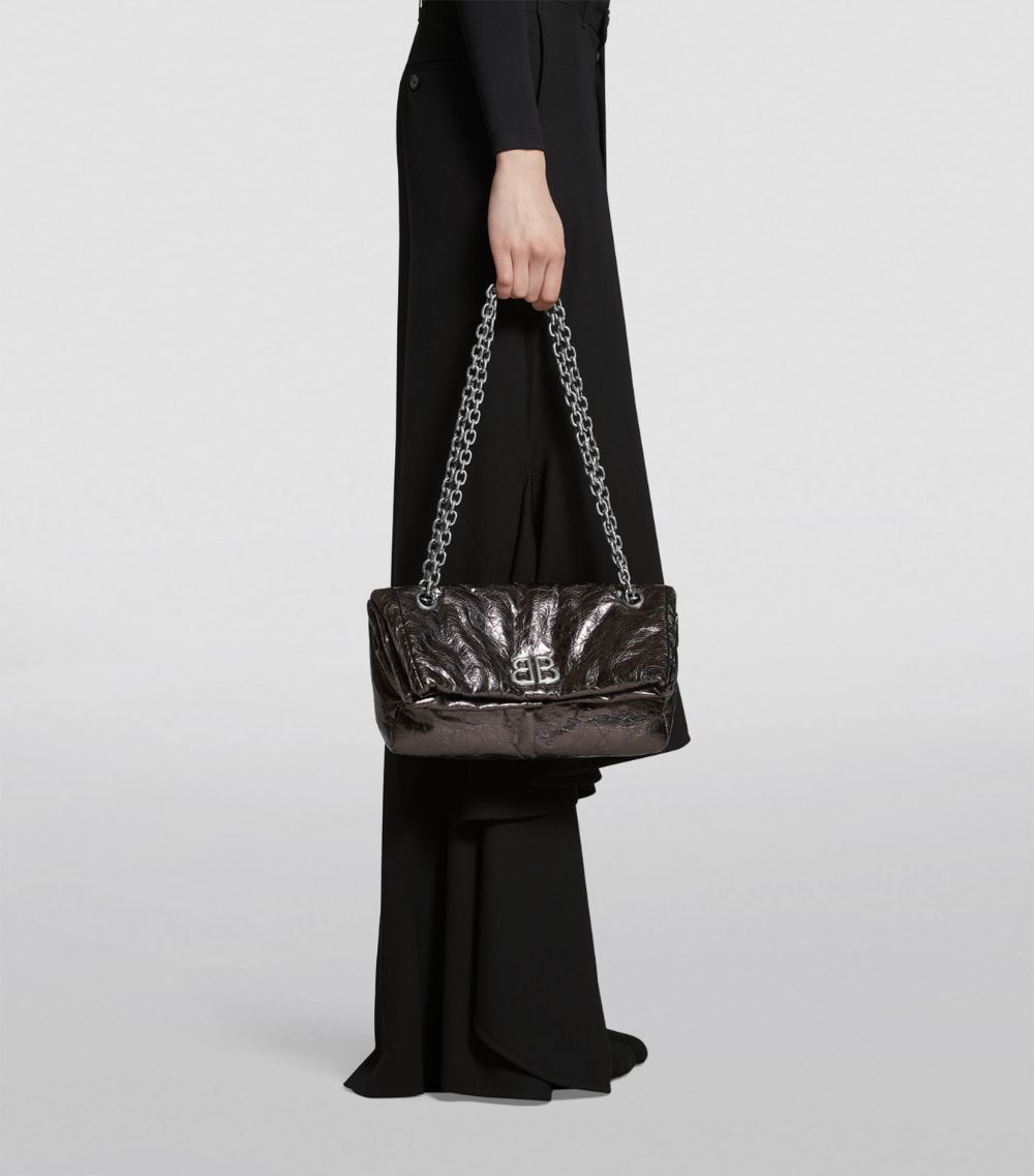 Balenciaga Balenciaga Small Leather Monaco Shoulder Bag