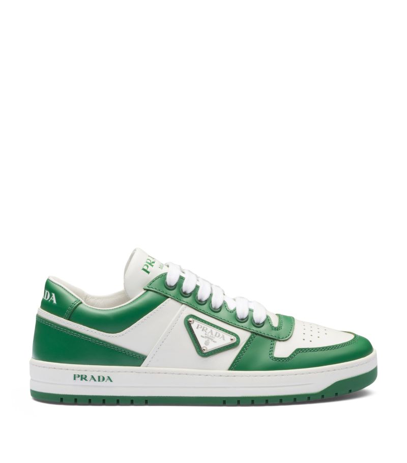 Prada Prada Leather Downtown Sneakers