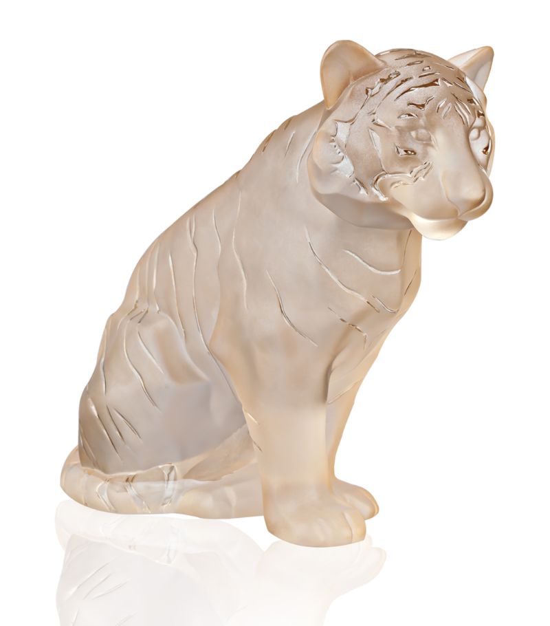 Lalique Lalique Sitting Tiger Ornament