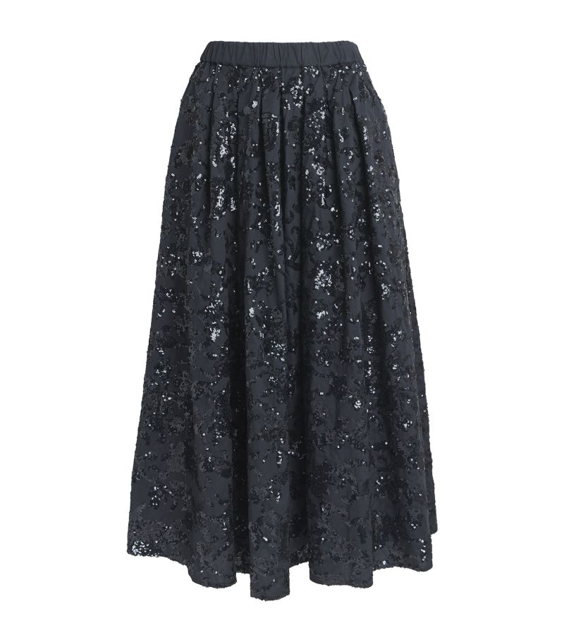 Weekend Max Mara Weekend Max Mara Sequin-Embellished Midi Skirt