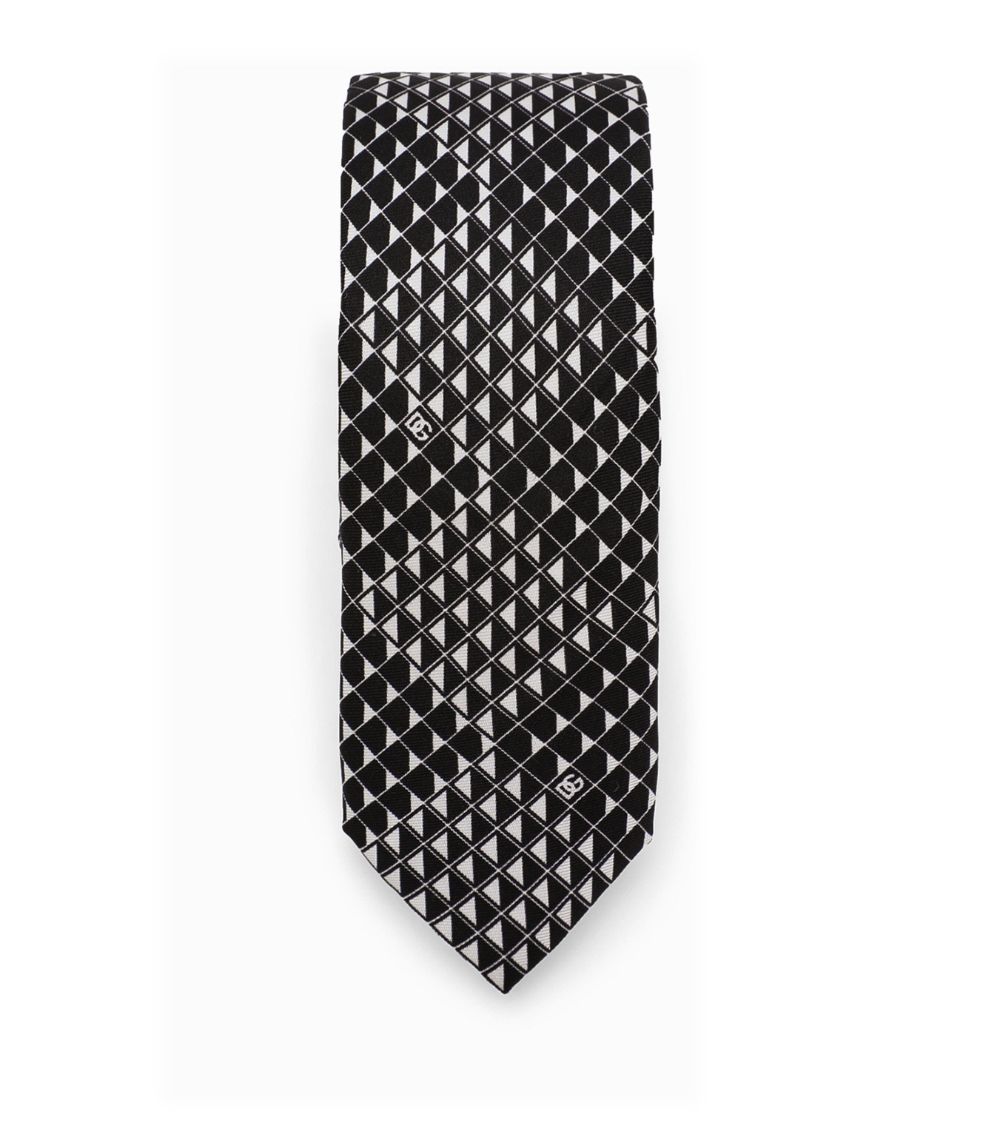 Dolce & Gabbana Dolce & Gabbana Silk Patterned Tie