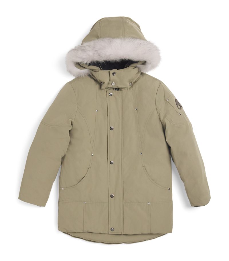 Moose Knuckles Kids Moose Knuckles Kids Shearling Parka Coat (6-18 Years)