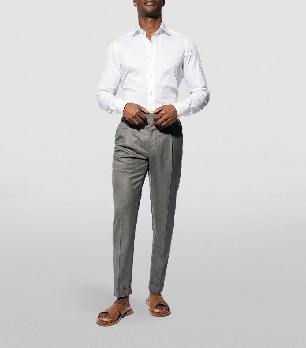 Isaia Isaia Cotton-Blend Dress Shirt