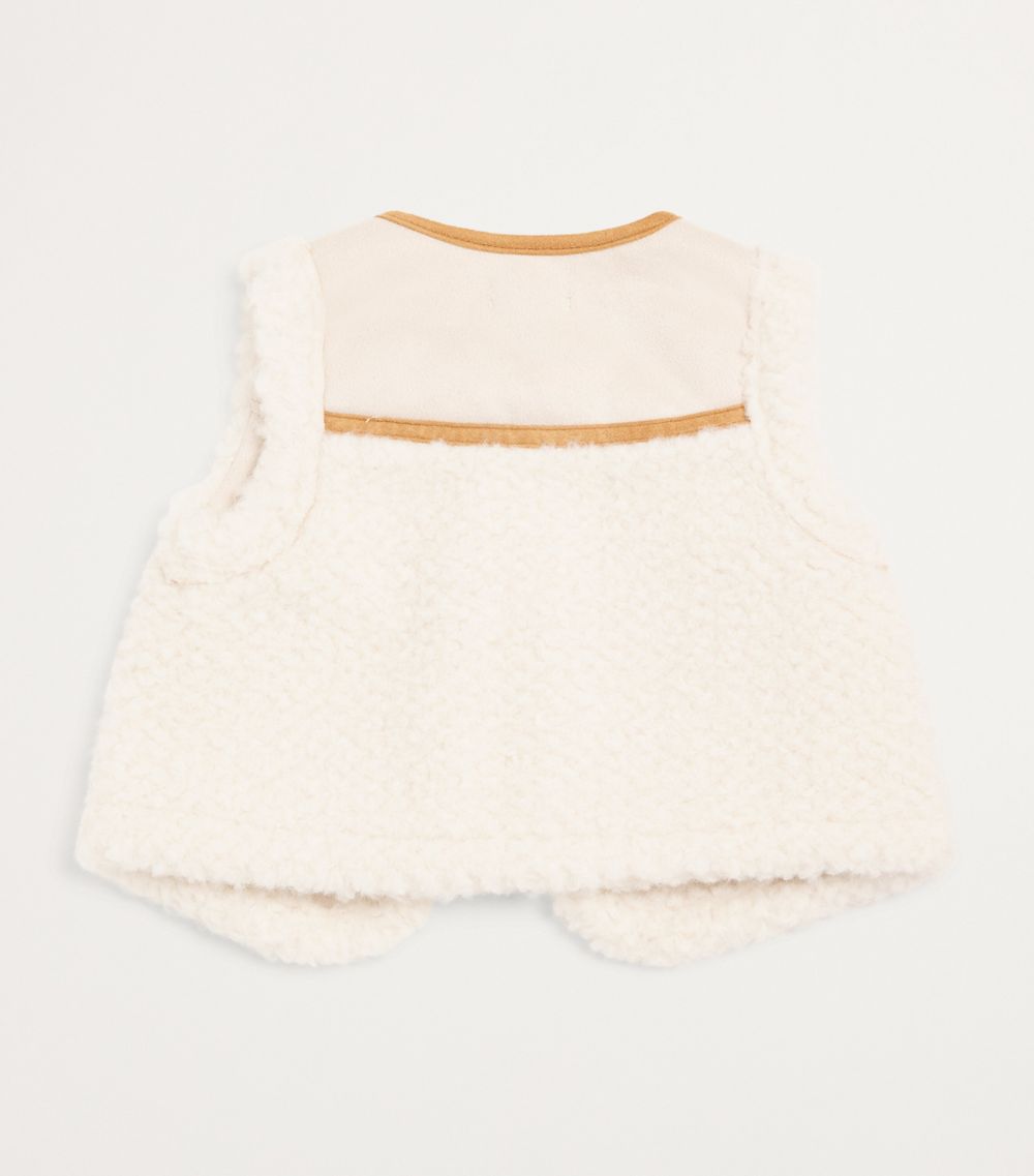 Chloé Kids Chloé Kids Faux-Shearling Gilet (6 Months)