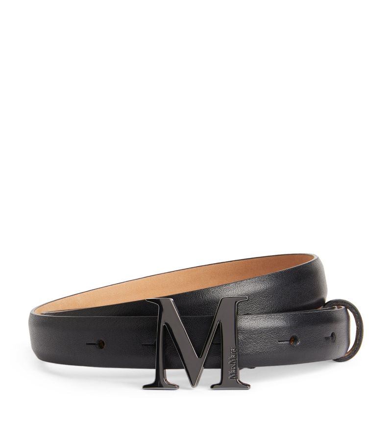 Max Mara Max Mara Leather Monogram Belt