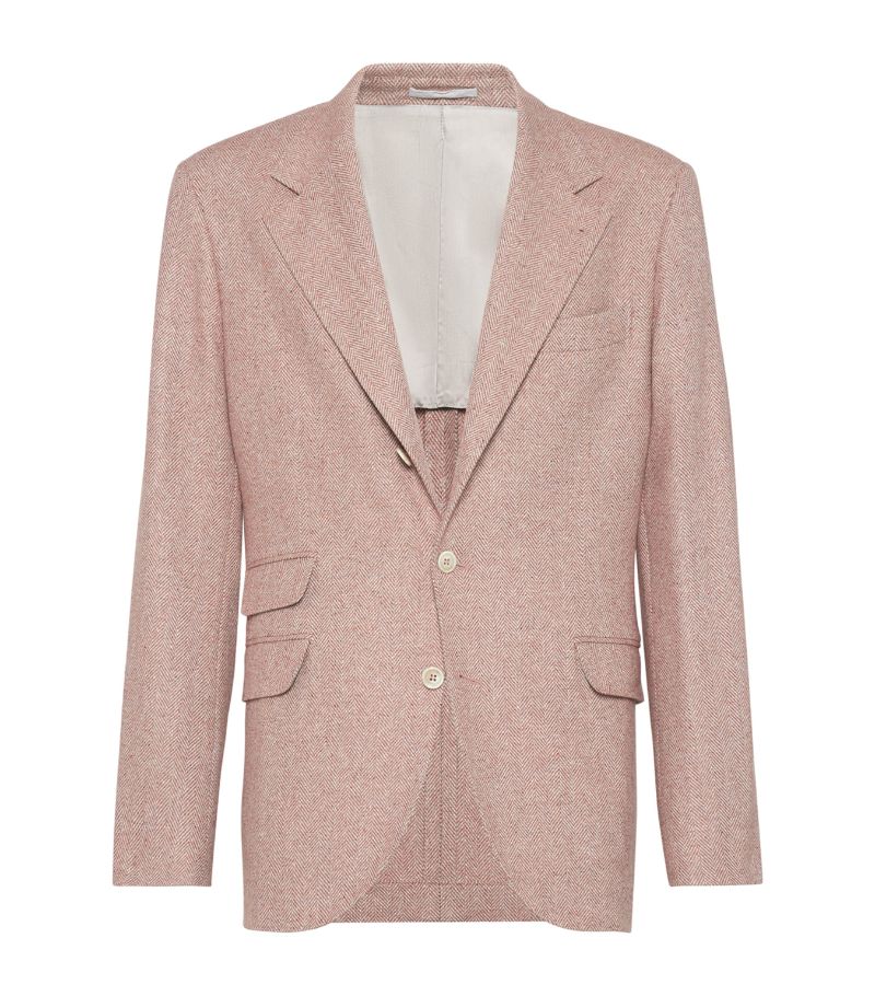 Brunello Cucinelli Brunello Cucinelli Deconstructed Cavallo Blazer