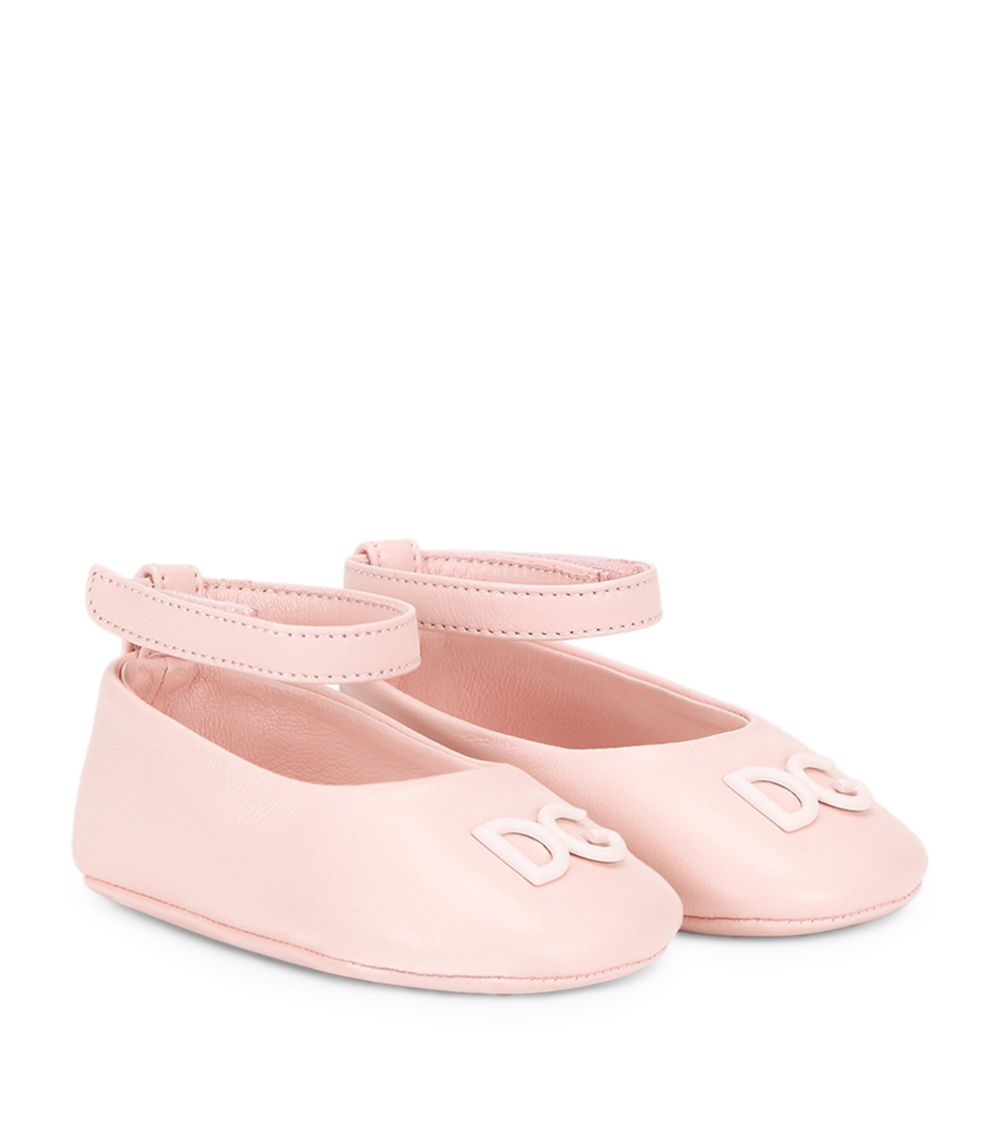 Dolce & Gabbana Dolce & Gabbana Kids Leather Ballerina Shoes