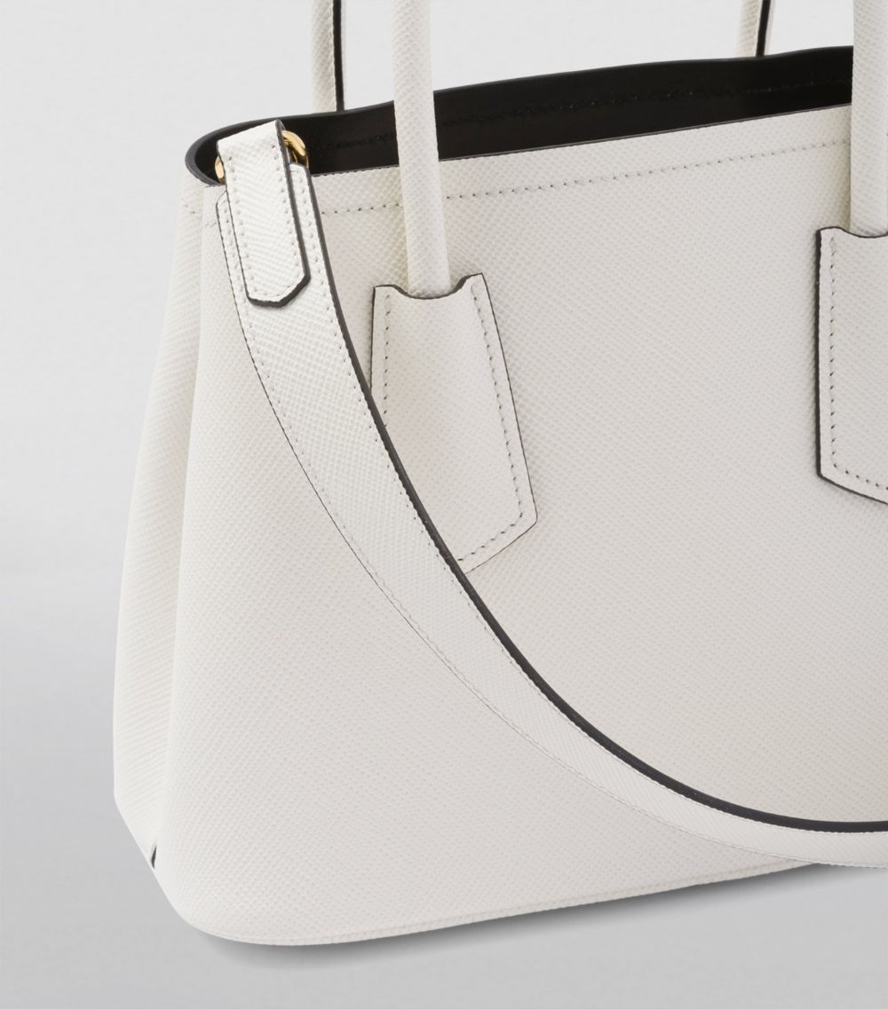 Prada Prada Mini Leather Double Top-Handle Bag