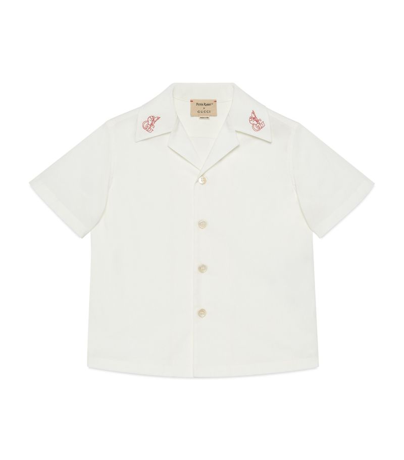 Gucci Gucci Kids X Peter Rabbit Cotton Shirt (4-12 Years)