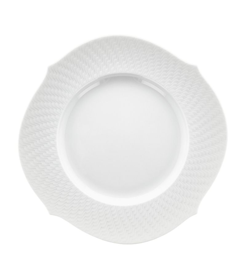 Meissen Meissen Porcelain Waves Relief Dinner Plate (28.5Cm)