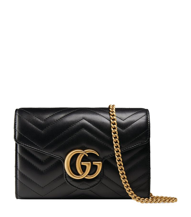 Gucci Gucci Mini Leather Marmont Matelassé Cross-Body Bag