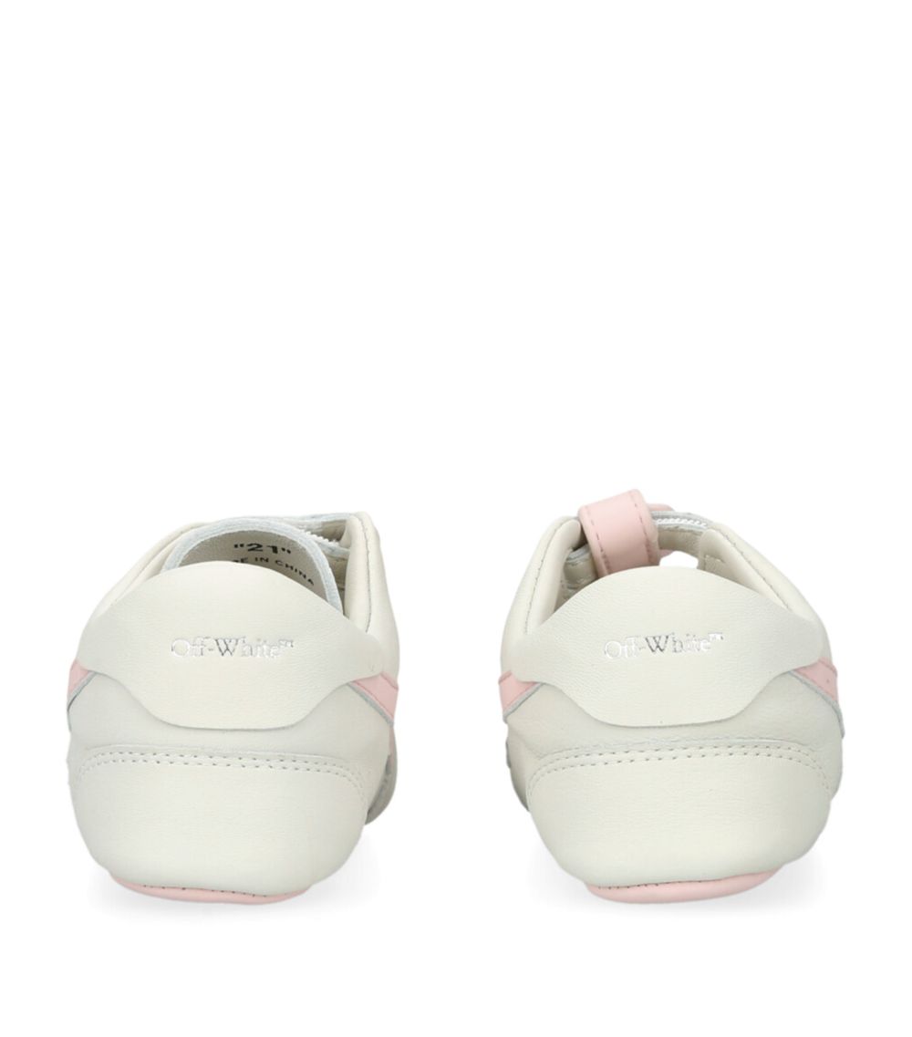 Off-White Kids Off-White Kids Leather Ooo Sneakers