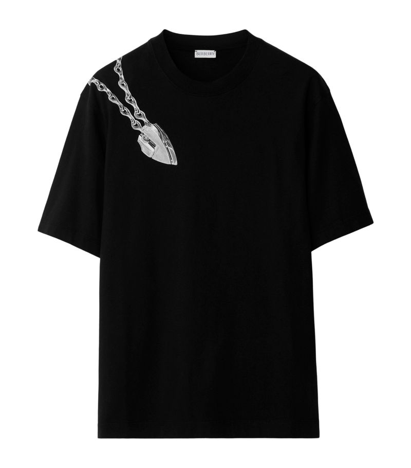 Burberry Burberry Cotton Shield Hardware T-Shirt