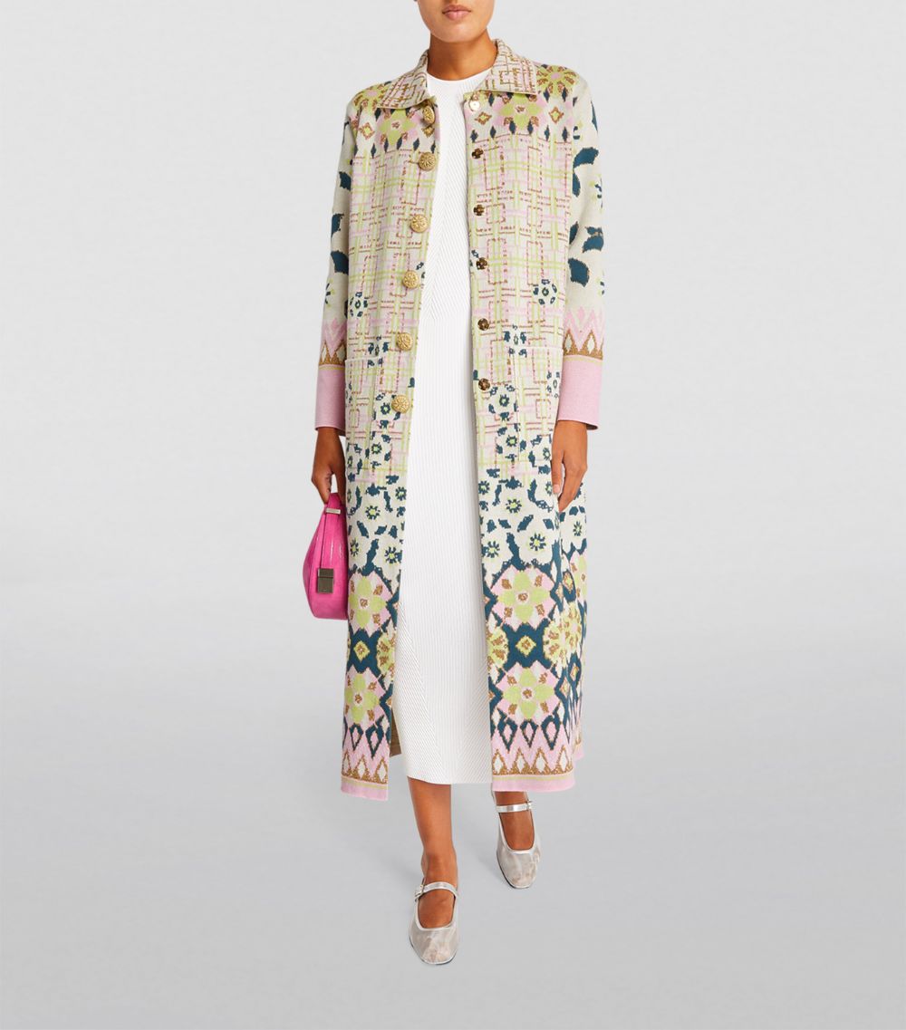 Hayley Menzies Hayley Menzies Jacquard Lattice Blossom Coat