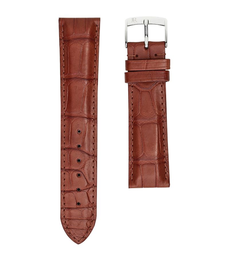 Jean Rousseau Jean Rousseau Classic 3.5 Alligator Leather Watch Strap (17Mm)