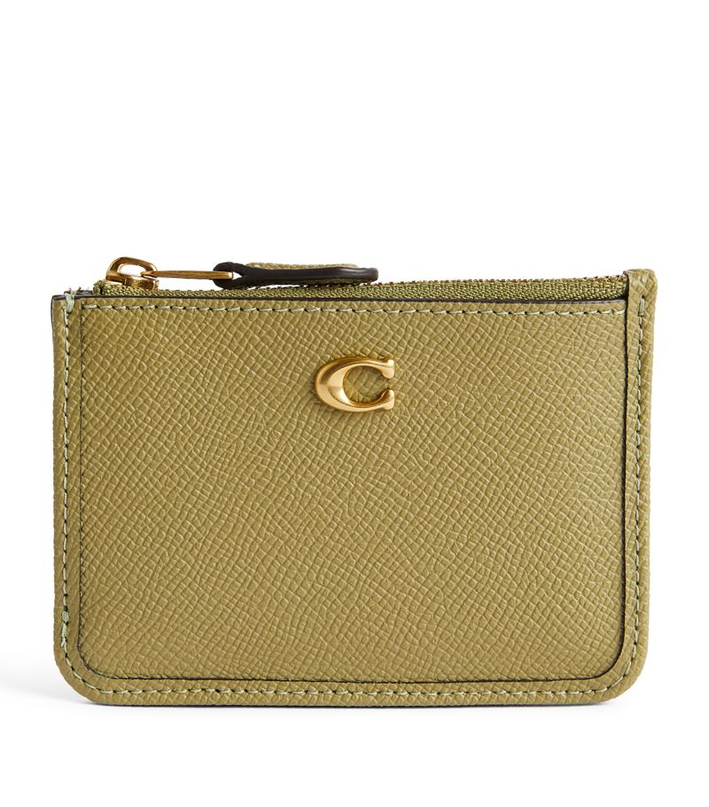 Coach Coach Mini Leather ID Card Holder